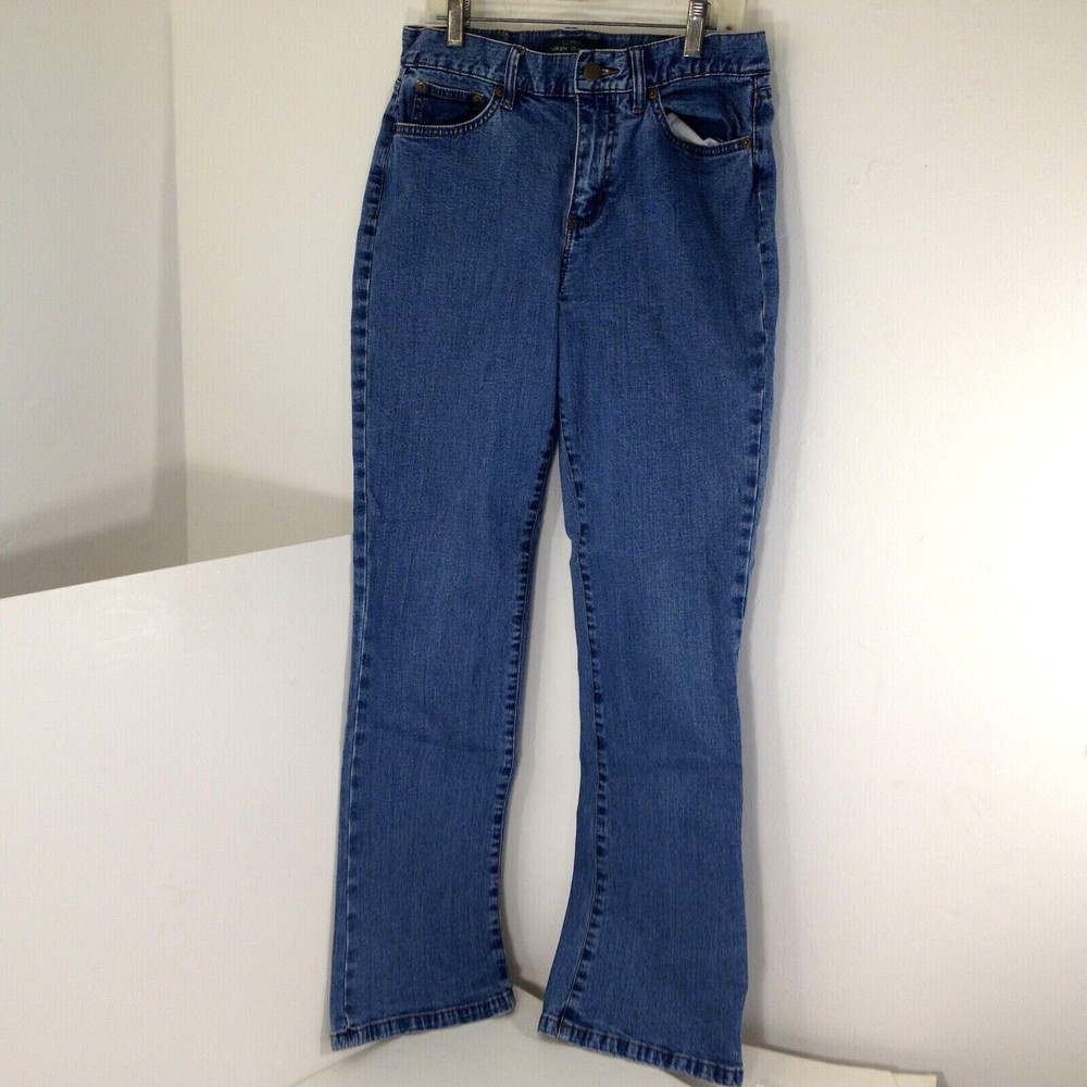 Ralph Lauren LRL Lauren Jeans Co Blue Denim Pants Women's Size 4 Boot Cut